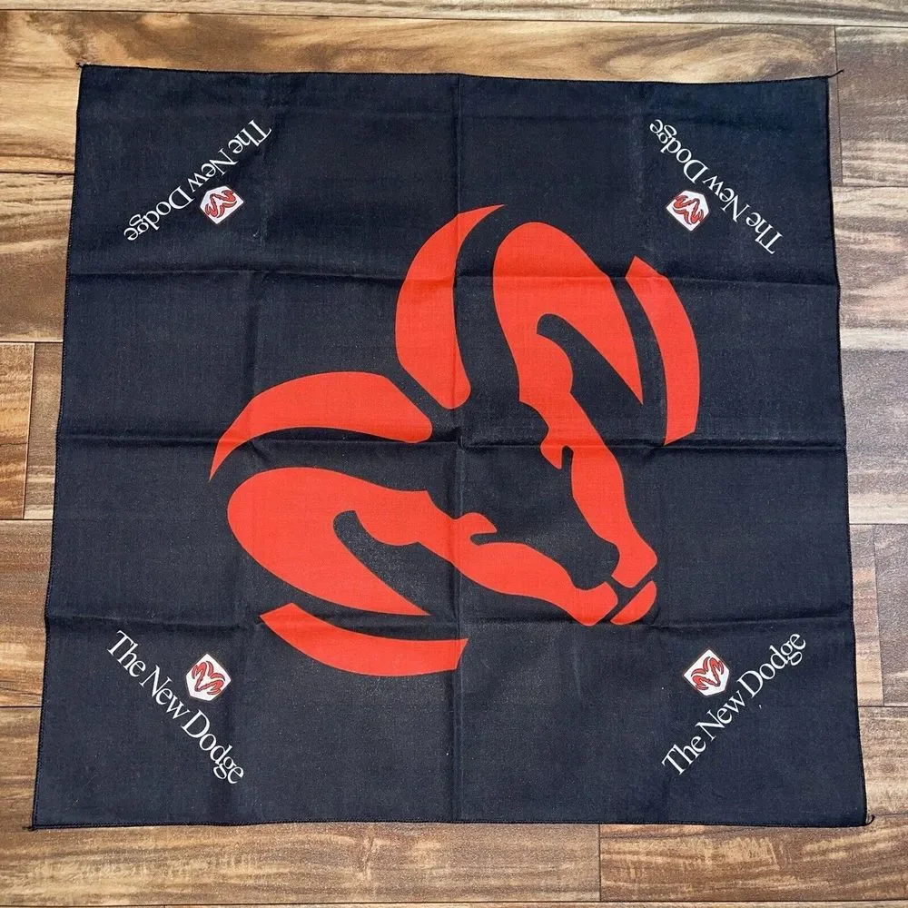 Vintage Dodge Ram Truck Bandana Handkerchief Face Mask Bundle Set
